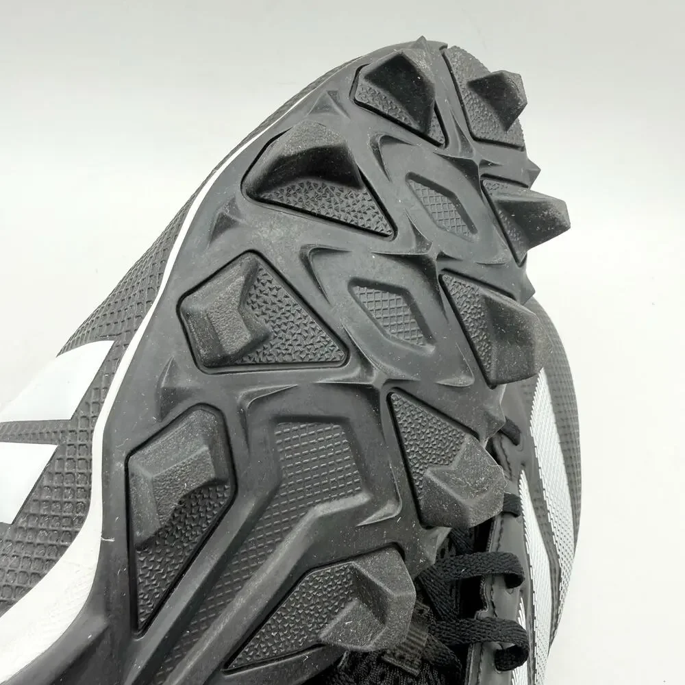 Adidas Mens Adizero Impact.2 MD Football Cleats Size 11 Black White Athletic EUC